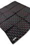 Ecozen Scarf Tn2103 Geometric Pattern 11-Black-Burgundy