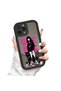 iPhone 14 Pro Max Compatible Phone Case Girl Mirrored Anti-Drop Silicone Case