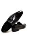 Dark Gray Laceless Genuine Leather Men's Shoes - 2