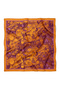 Gold Color Marble Abstract Pattern Scarf Bandana 50X50 cm - 2