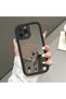 iPhone 14 Pro Max Compatible Phone Case Girl Mirrored Anti-Drop Silicone Case - 2