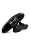 Green Color Laceless Genuine Leather Men's Shoes - 2