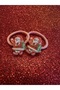 Milena Kids Shiny Christmas Figured Mini Double Rubber Buckle