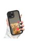 iPhone 14 Pro Compatible Christmas Tree Mirrored Anti-Fall Silicone Phone Case - 3