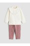 Lcw Babybej Peter Pan collar Baby Girl Blouse and Leggings