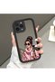 iPhone 14 Pro Max Compatible Phone Case Beautiful Female Mirrored Anti-Drop Silicone Case - 2