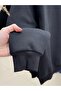 Ece Crew Neck Three Thread Sweat-Zi̇3137 Black - 3
