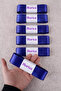 Cobalt Blue Satin Ribbon 4 cm 10m - Bohça, Wedding, Engagement, Dowry, Gift, Decoration, Birthday, Party - 2
