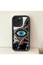 iPhone 14 Pro Compatible Lovely Eyes Mirror Anti-Fall Silicone Phone Case - 8