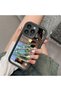 iPhone 14 Pro Compatible Christmas Tree Mirrored Anti-Fall Silicone Phone Case - 6