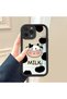 iPhone 14 Pro Max Compatible Phone Case Milk Inegi Mirrored Anti-Drop Silicone Case - 3
