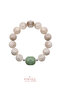Certified Moonstone and Rectangular Aventurine Stone 12mm Natural Stone Bracelet