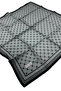 Ecozen Scarf Tn2106 Monogram 01-Smoked-Black - 5