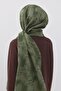 Wave Pattern Naia Cotton Shawl Green - 4