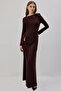 BUCKLED MAXI DRESS