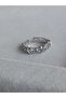 Lupps Silver Zircon Stone Ring Is Adjustable - 2
