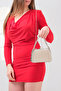 Gold Honeycomb Chain Strap Hand Shoulder Evening Dress Formal Evening Bag - 5