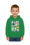 Unisex Spongebob Printed Children's Swaetshirt Hooded 3 Thread Raster - 2