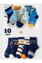 10 Pairs of Baby & Kids Luxury Socks Suitable for Daily Use Breathable Four Seasons School Socks