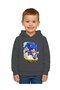Unisex Sonic Printed Children's Swaetshirt Hooded 3 Thread Rased - 2