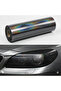 Honeycomb Patterned 3D Colormatic Headlight Film Stop Foil 1Mx30Cm Dark Black