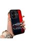 Realme C55 Compatible Silicone Edge Hard Back Anti-Fall Case Racing Car Style