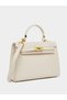 Women Beige Satchel Handbag