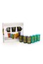 Jora Deco Moroccan Glass Set, 6 Pieces Multicolor - Traditional Moroccan Tea Glasses