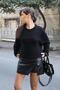 Black Crew Neck Women's Knitwear Sweater Sh336 - 5