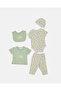 Baby Pink Printed Set (5 Piece)
