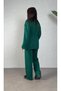 Women's Viscose Two Thread Two-Piece Suit – Long Sleeve Crew Neck Blouse and Pants - 3