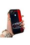Realme C21 Compatible Silicone Edge Hard Back Anti-Fall Case Racing Car Style