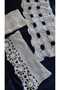 30 X 50 // 2 Pieces of Pillow Covers 35 X 18 // 1 Piece of Pillow Cover Made of Cotton Yarn, Crocheted, 3 Pieces Total