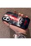 iPhone 16 Compatible Silicone Edge Hard Back Anti-Fall Case Racing Car Style - 2