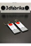 Anime Inspired Sun Earrings – Red and White Minimal Design - 4