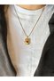 Valentine's Day Gift Elegant Red Heart Necklace |   Steel Medallion Necklace |   Heart Necklace - 3