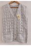 Women's New Geometric Pattern Pocket Buttoned Knitwear Vest