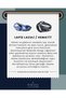 Certified Lapis Lazuli and Faceted Hematite Stone 8 mm Men's Natural Stone Bracelet - 5