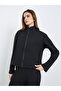 Women Black Zip-Up Knit Jacket and Pants Co-Ords - 2