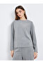 Women Grey Knit Top and Pants Co-Ords - 3