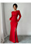 Women Maxi Dress with Pearl Embellishments