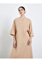 Women Beige A-Line Maxi Jalabiya - 2