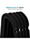 50-Piece Non-Slip 360 Degree Swivel Hangers Set Black/Silver - 2