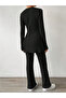 Women Textured Knit Top and Pants Co-Ords - 4