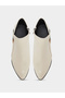 Women Beige Textured Embossed Ankle Boots - 5