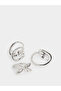 Set of 6 - Assorted Silver Ring - 3