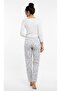 Women's Floral Print Two Thread Cotton Pocketless Relaxed Fit Pajama Bottoms - 2