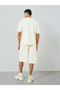 Men Oversized Badge Detail T-Shirt and Shorts Co-Ords - 5