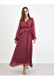 Ruffled Flare Wrap Front Maxi Dress - 2