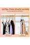 20Pcs Non Slip Felt Hangers Space Saving Clothes Hanger Velvet Hanger Heavy Duty Adult Hanger - 3